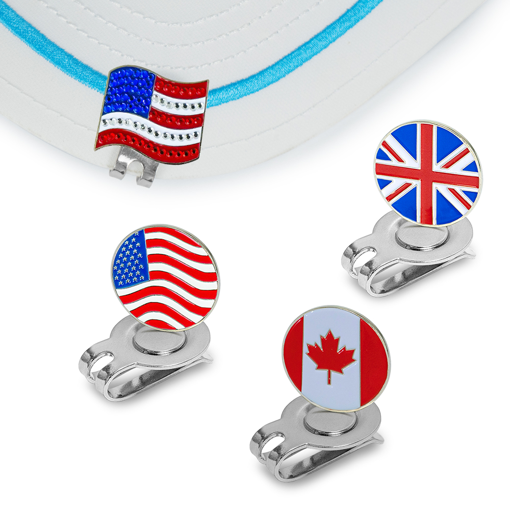 Women Accessories In Uk - Caiton 4Pcs Golf Hat Clips Magnetic