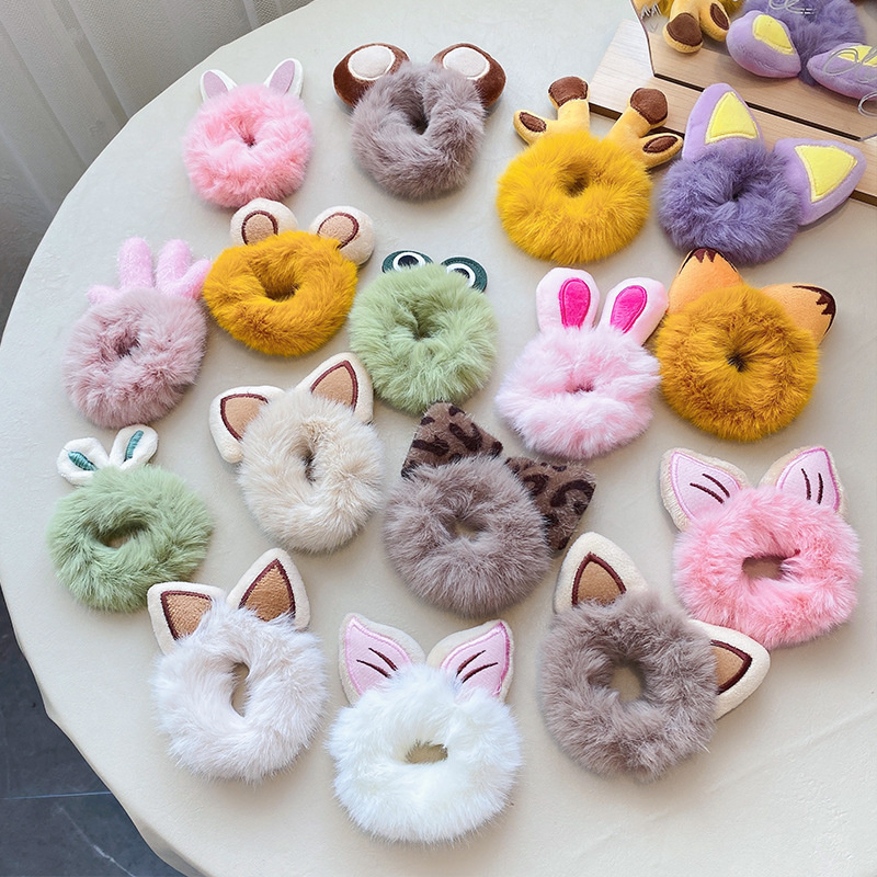 Hair Tie Velvet - 1PC Girl Hair Accessories Style Plush