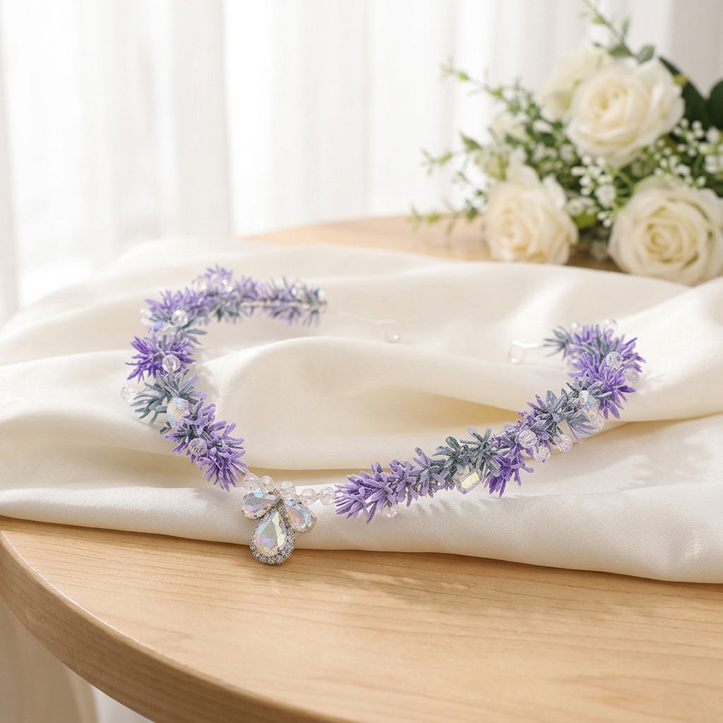 Bridal Hairband Triangular Cry - Women Accessories For Wedding บทวิจารณ์และราคา