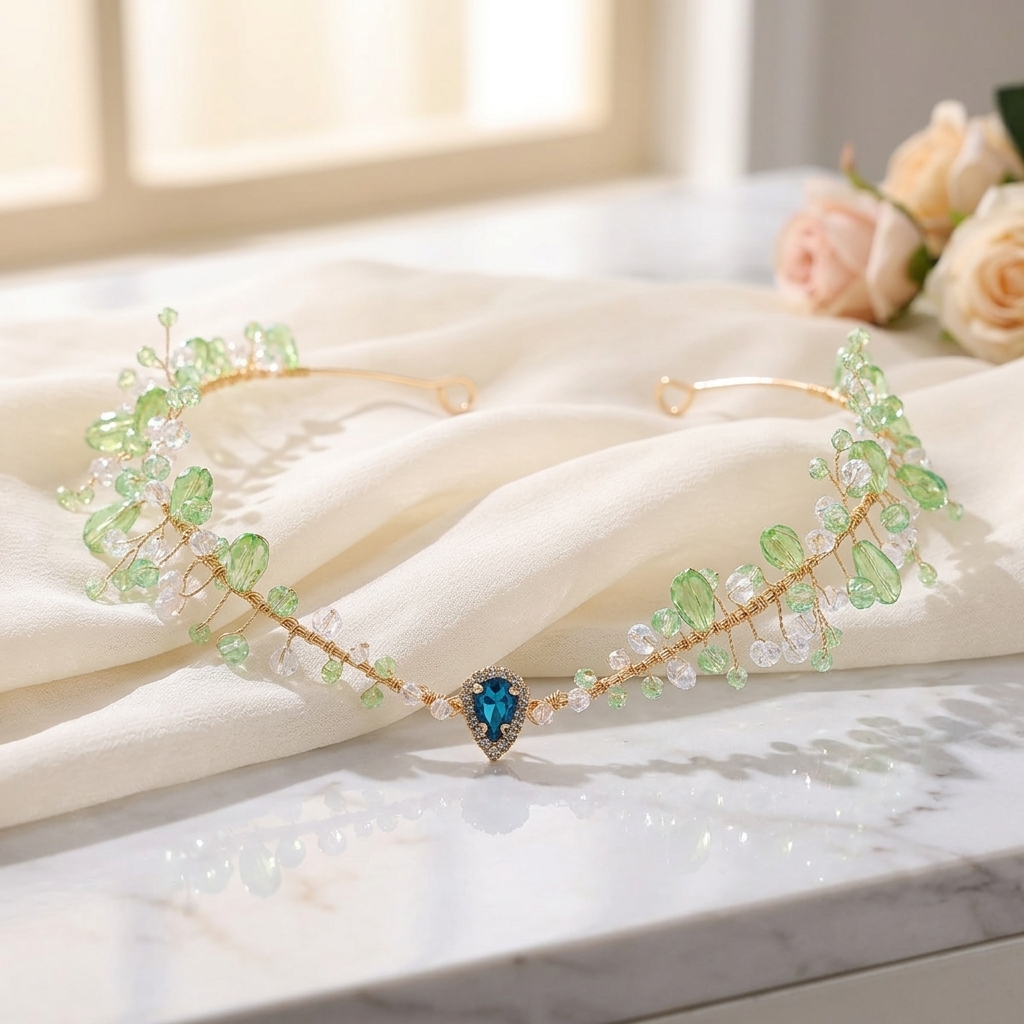 Bridal Hairband Triangular Cry - Women Accessories For Wedding บทวิจารณ์และราคา