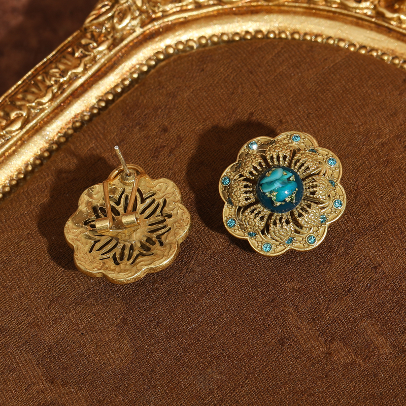 Vintage Green Glass Blue Flowe - Women'S Accessories Trends 2026 บทวิจารณ์และราคา