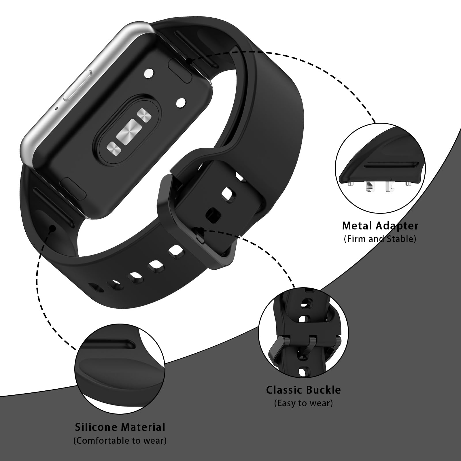 Silicone Strap for Samsung Gal - Women Accessories Website บทวิจารณ์และราคา