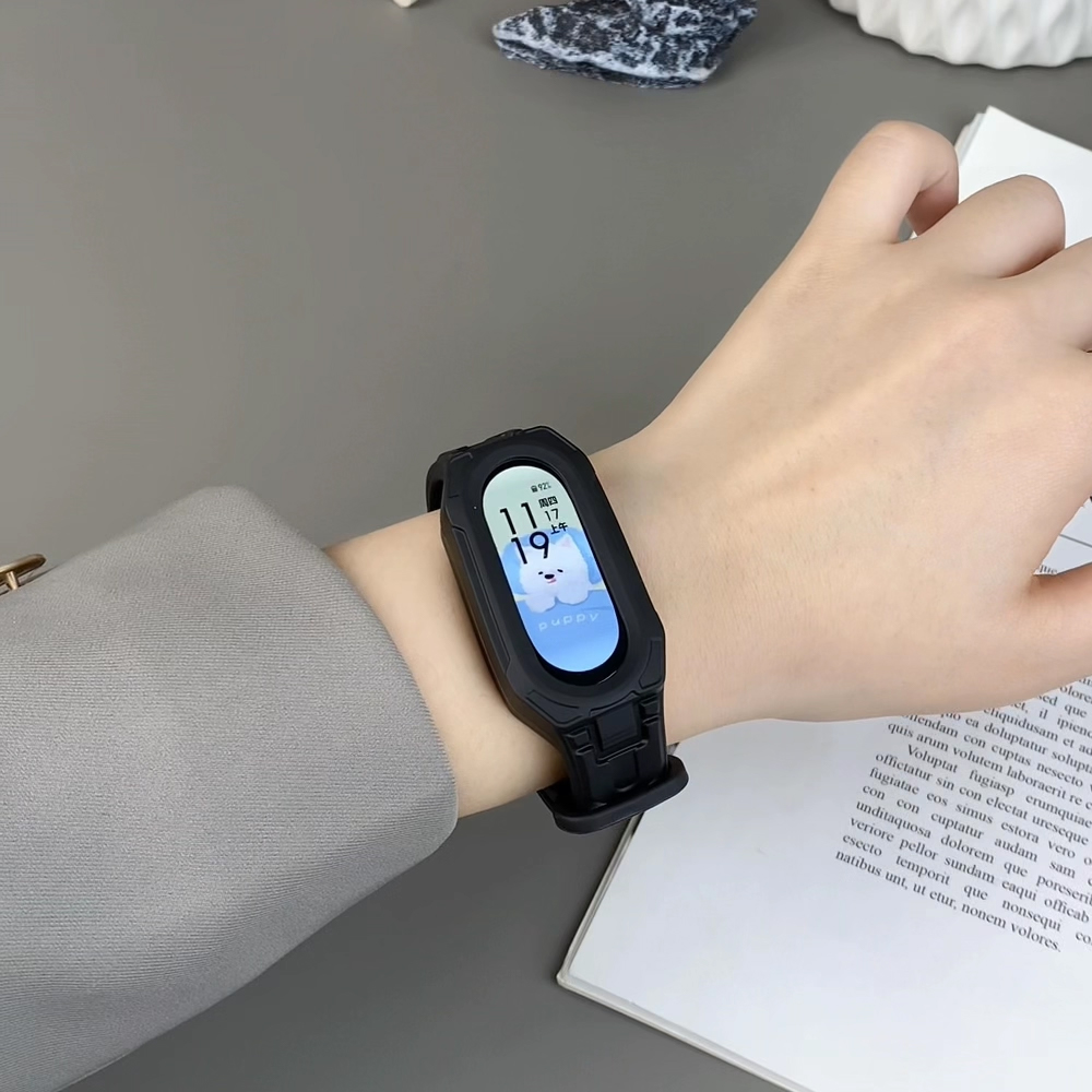 Strap+Case for Xiaomi Band 10  - Women Accessories Website บทวิจารณ์และราคา