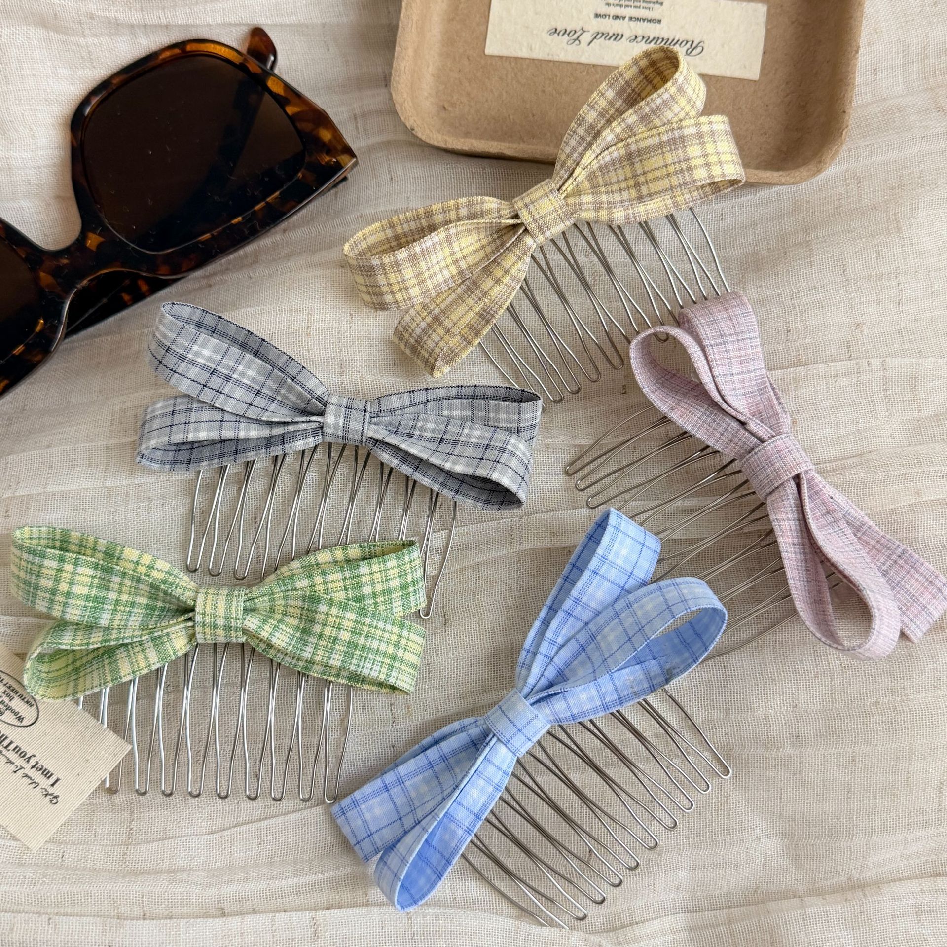 Simple Bow Hairpin For Women C - Women Accessories Aesthetic บทวิจารณ์และราคา