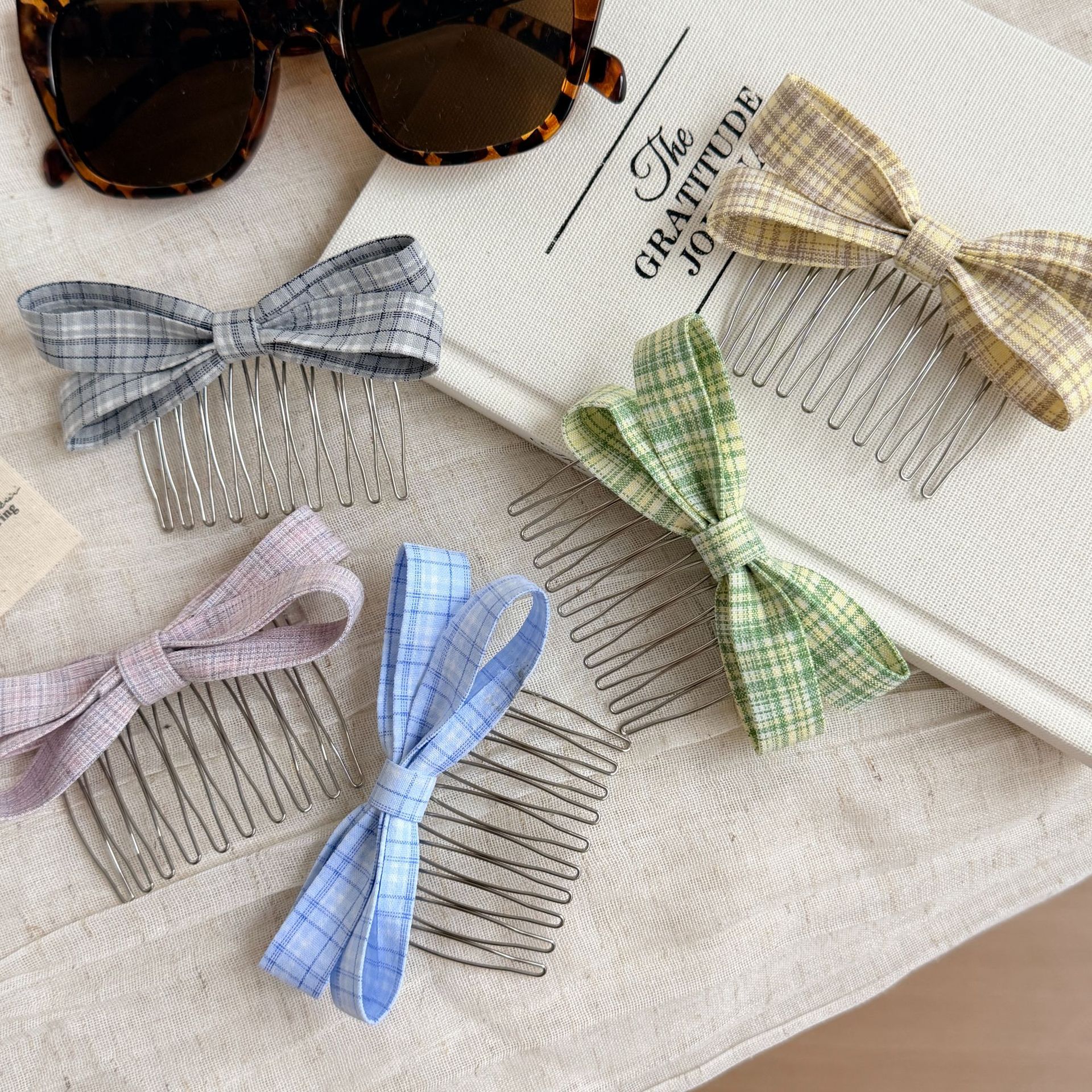 Simple Bow Hairpin For Women C - Women Accessories Aesthetic บทวิจารณ์และราคา