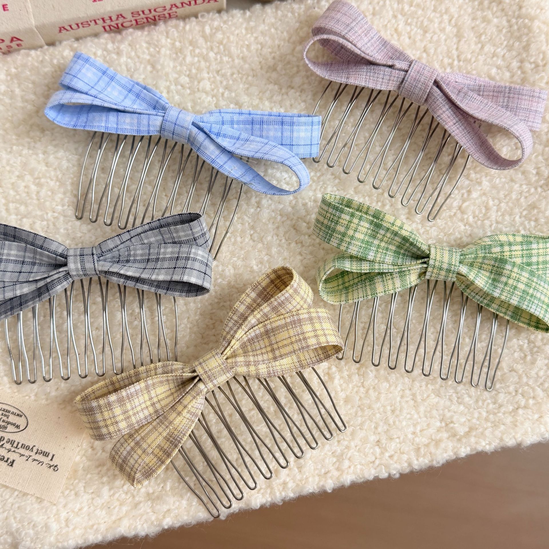 Simple Bow Hairpin For Women C - Women Accessories Aesthetic บทวิจารณ์และราคา