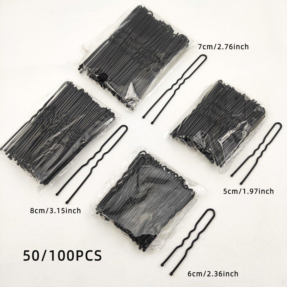 50/100 PCS Women 5/6/7/8 cm Ha - Women Accessories Aesthetic บทวิจารณ์และราคา