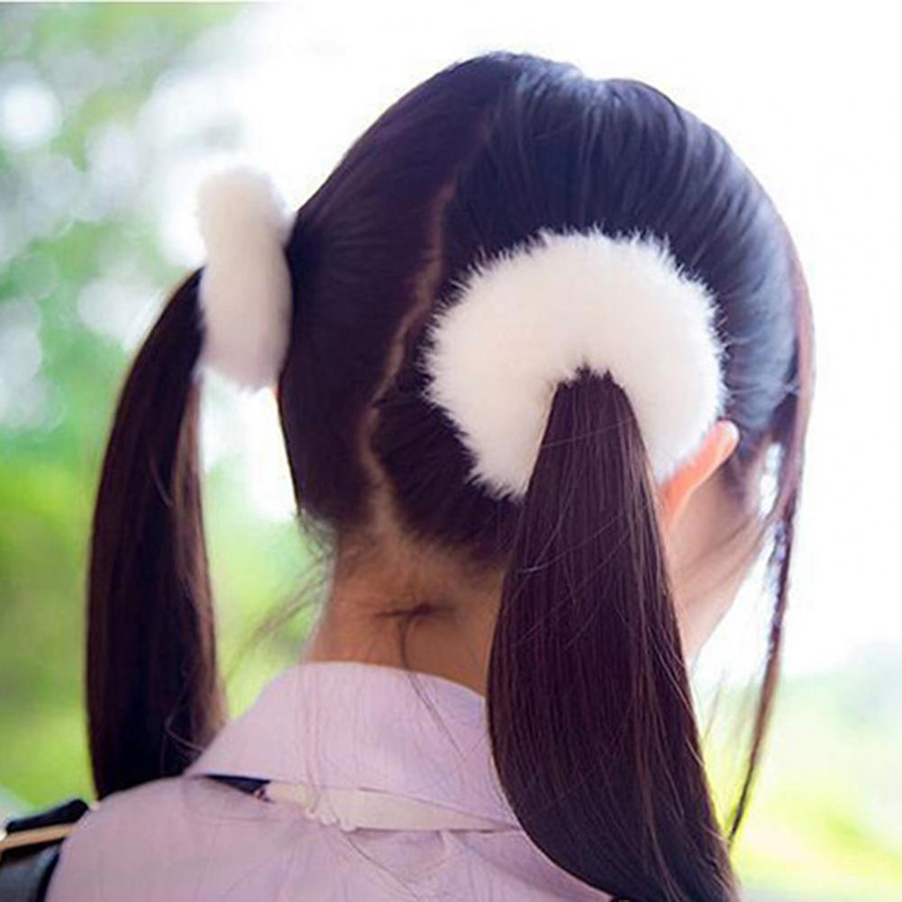 2Pcs Bright Color Hair Bands H - Hair Tie Velvet บทวิจารณ์และราคา
