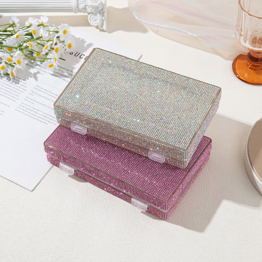 Luxury Shiny Rhinestone Storag - Women Accessories Organizer บทวิจารณ์และราคา