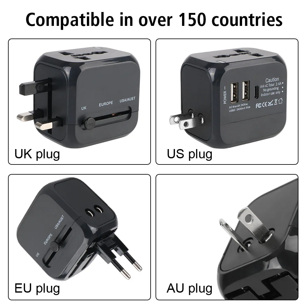 All-in-One Wall Travel Charger - Women Accessories In Uk บทวิจารณ์และราคา