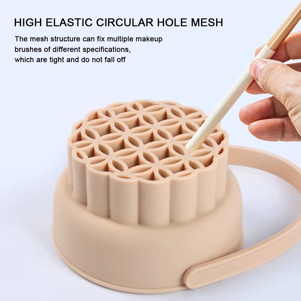 1PC Silicone Washing Bowl Make - Women Accessories Organizer บทวิจารณ์และราคา