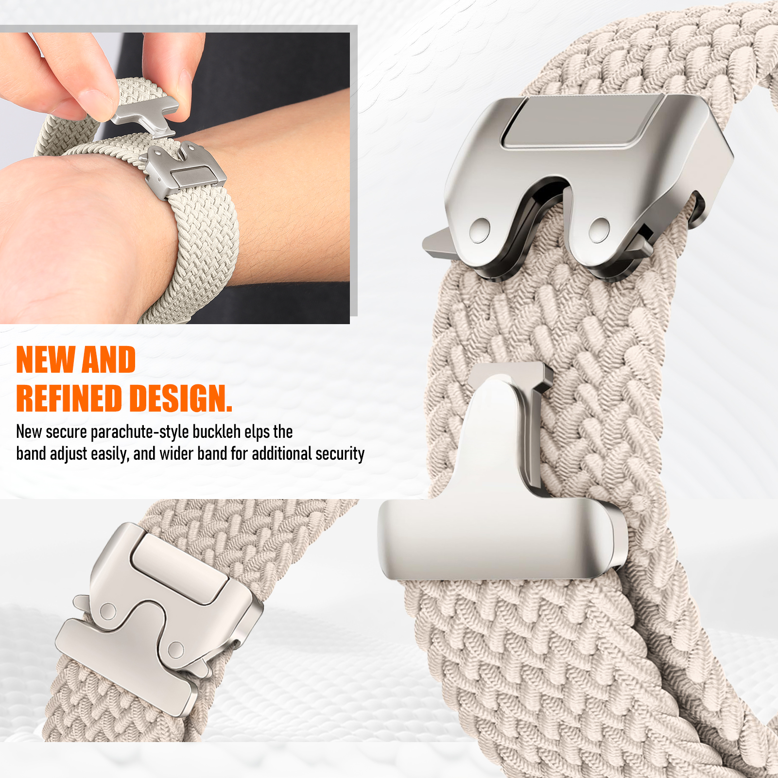 Braided For Galaxy Watch 8 Str - Women Accessories Website บทวิจารณ์และราคา