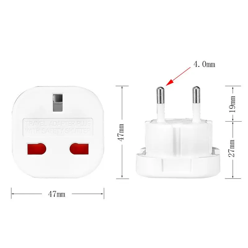 UK To EU Euro Electric Travel  - Women Accessories In Uk บทวิจารณ์และราคา