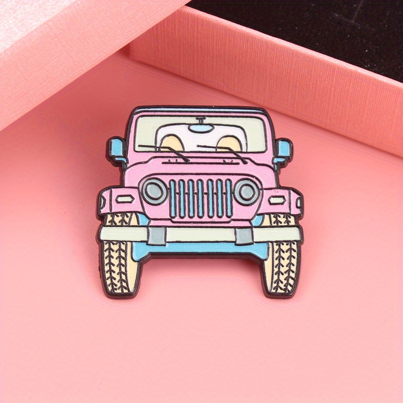 Adorable Pink Jeep Cartoon Ena - Women'S Jeep Accessories บทวิจารณ์และราคา