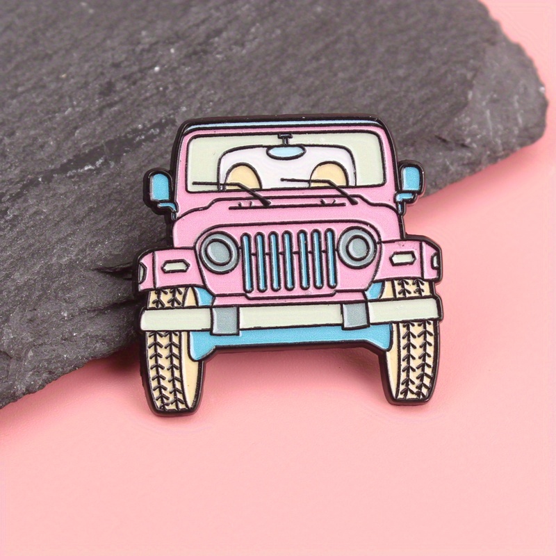 Adorable Pink Jeep Cartoon Ena - Women'S Jeep Accessories บทวิจารณ์และราคา