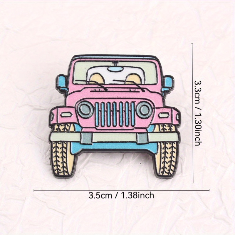 Adorable Pink Jeep Cartoon Ena - Women'S Jeep Accessories บทวิจารณ์และราคา