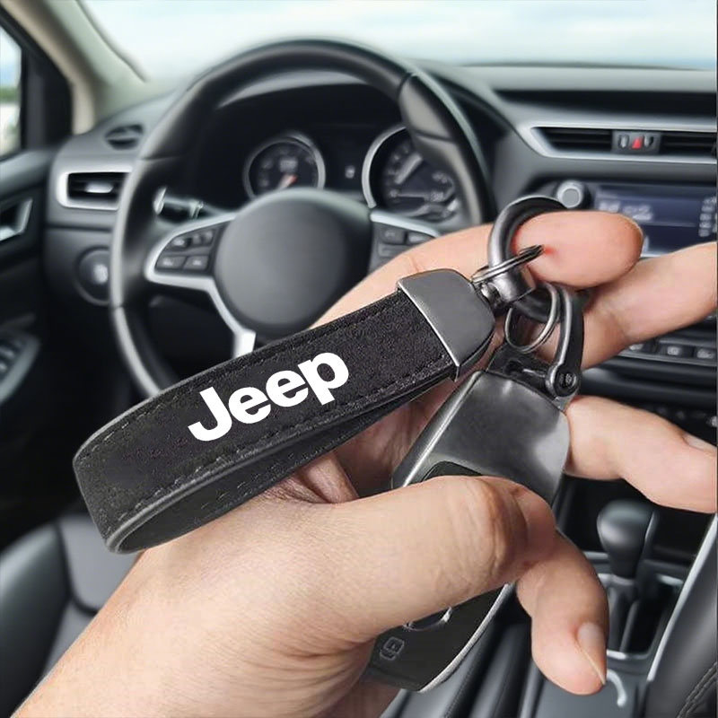 Suede Leather Man Keyring Key  - Women'S Jeep Accessories บทวิจารณ์และราคา