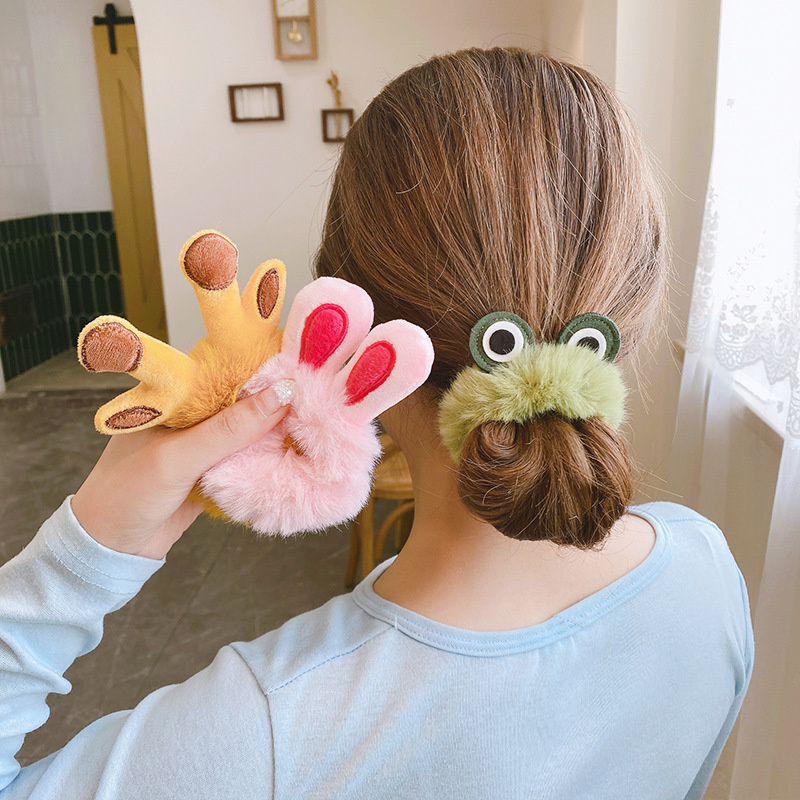 1PC Girl Hair Accessories Styl - Hair Tie Velvet บทวิจารณ์และราคา