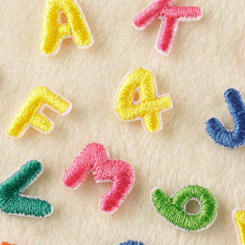 26PCS 3D Mini Letter Patches E - Women Accessories Name In English บทวิจารณ์และราคา
