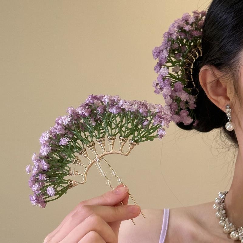 Artificial Flower Bridal Weddi - Women Accessories Aesthetic บทวิจารณ์และราคา