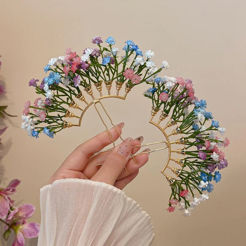 Artificial Flower Bridal Weddi - Women Accessories Aesthetic บทวิจารณ์และราคา