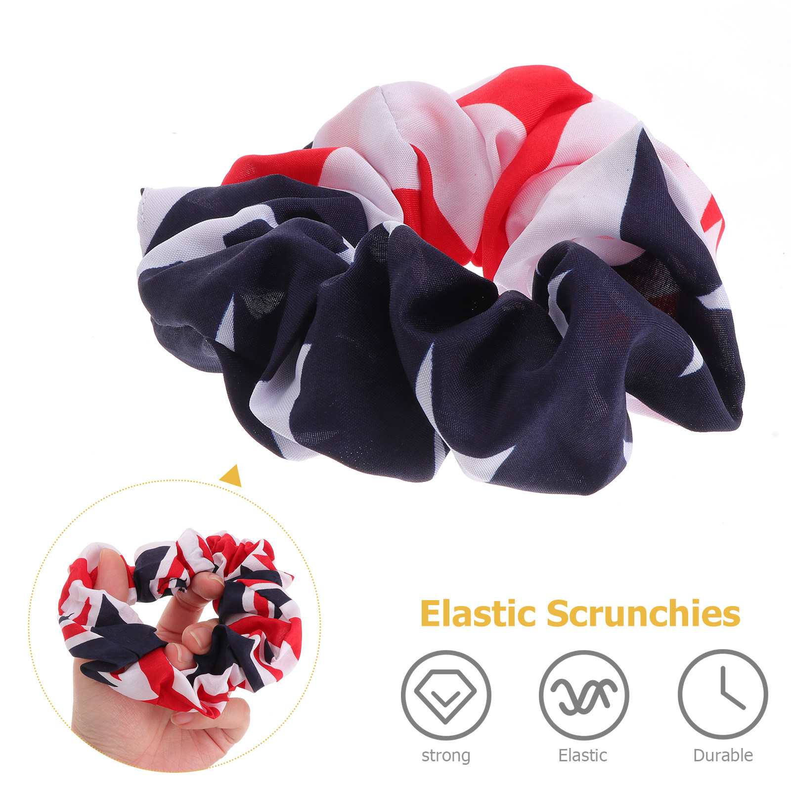 3Pcs Patriotic Flag Hair Bands - Women Accessories In Uk บทวิจารณ์และราคา