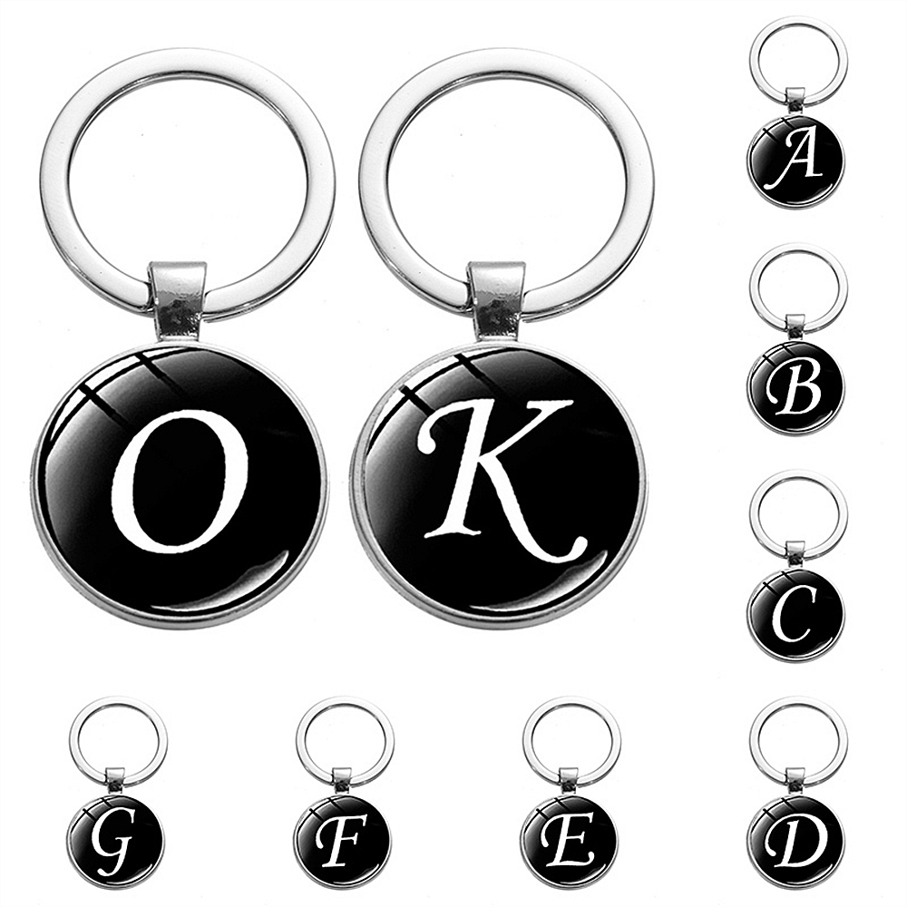 A-Z Initial Name Keychain For  - Women Accessories Name In English บทวิจารณ์และราคา