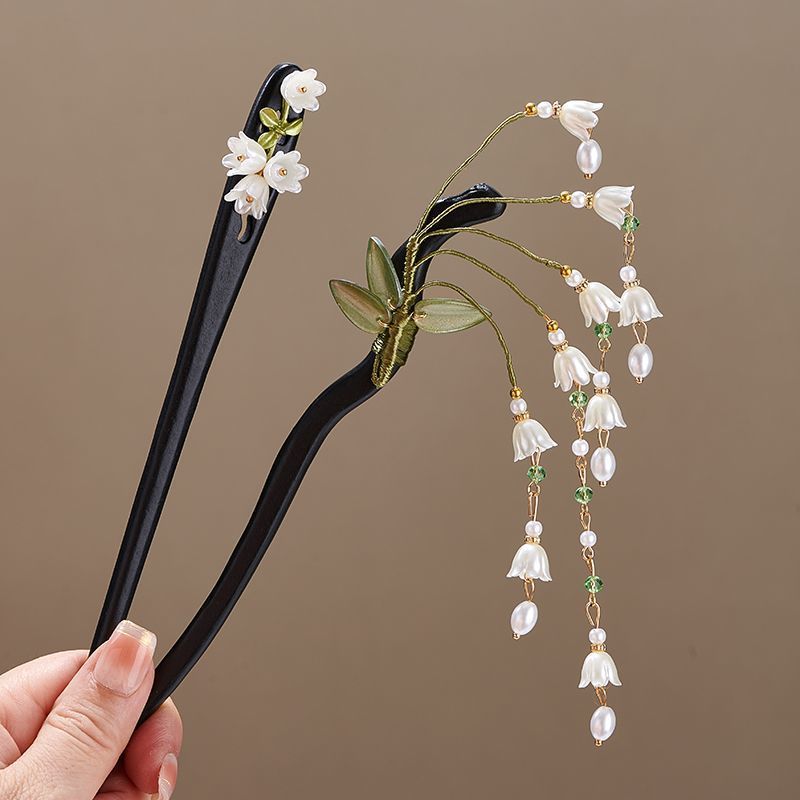 Lily Of The Valley1 Hair Stick - Women Accessories Wholesale บทวิจารณ์และราคา