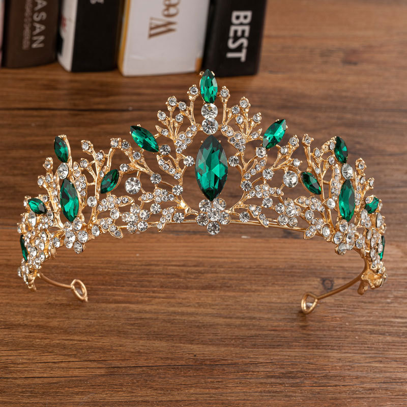 Tiara Colorful Rhinestone Quee - Women Accessories For Wedding บทวิจารณ์และราคา