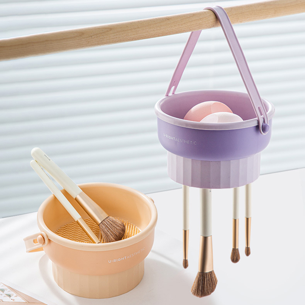 Makeup Brush Cleaning Bucket W - Women Accessories Organizer บทวิจารณ์และราคา