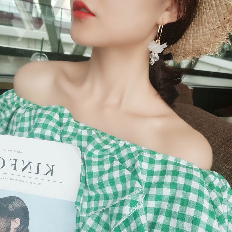 Korean Fashion Zircon White Fl - Women'S Accessories Trends 2026 บทวิจารณ์และราคา