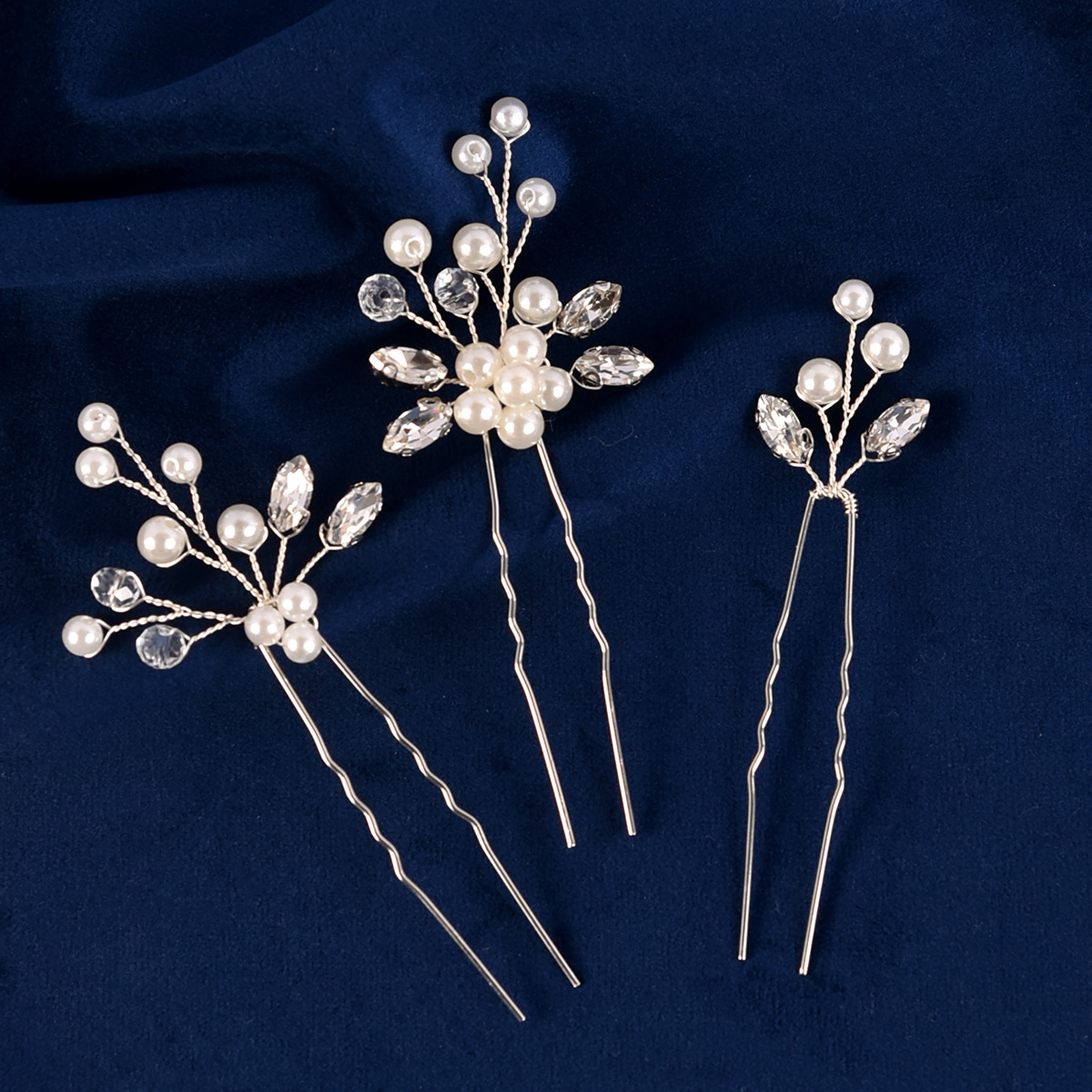 3pcs Bride Hairpin Trendy Hair - Women Accessories Aesthetic บทวิจารณ์และราคา