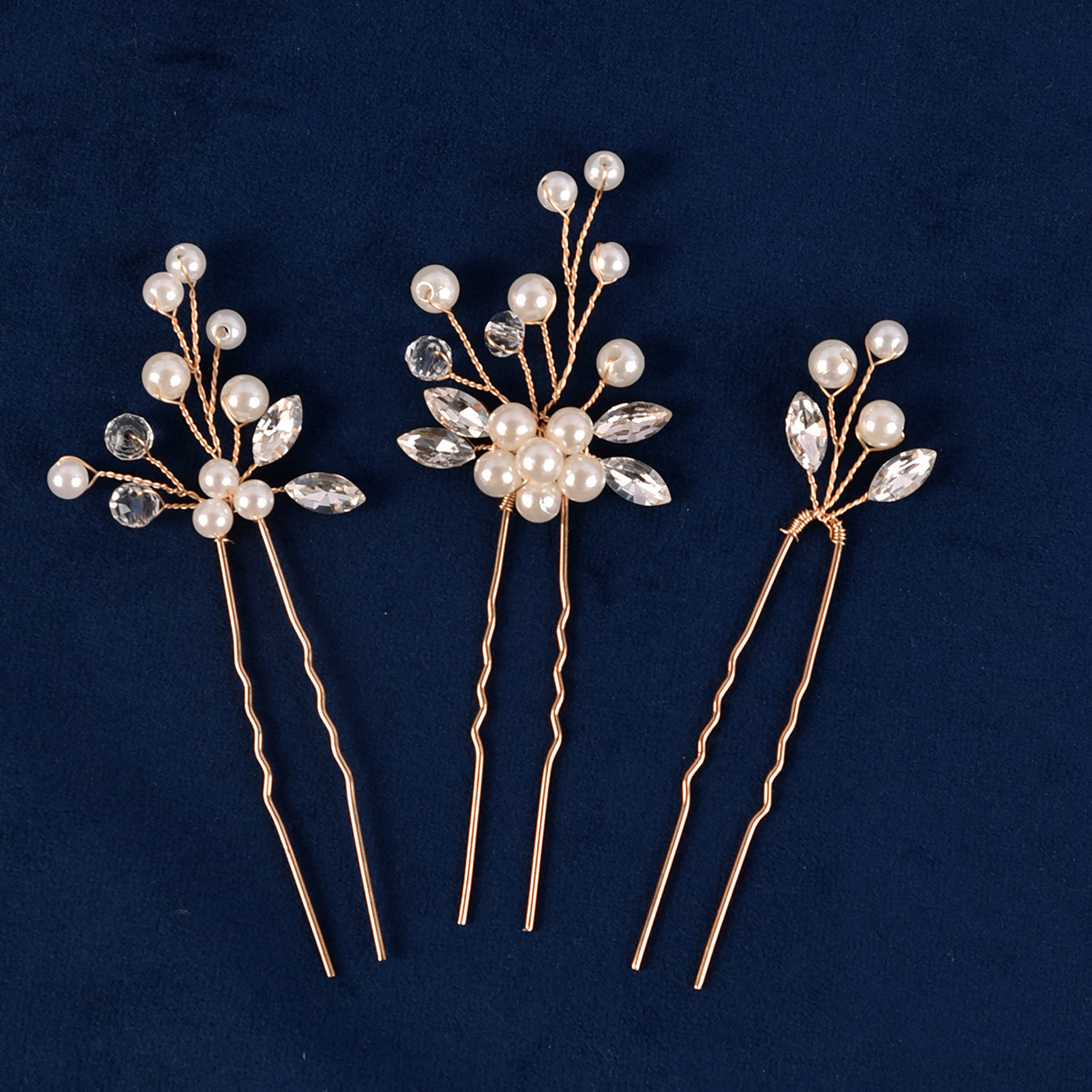 3pcs Bride Hairpin Trendy Hair - Women Accessories Aesthetic บทวิจารณ์และราคา