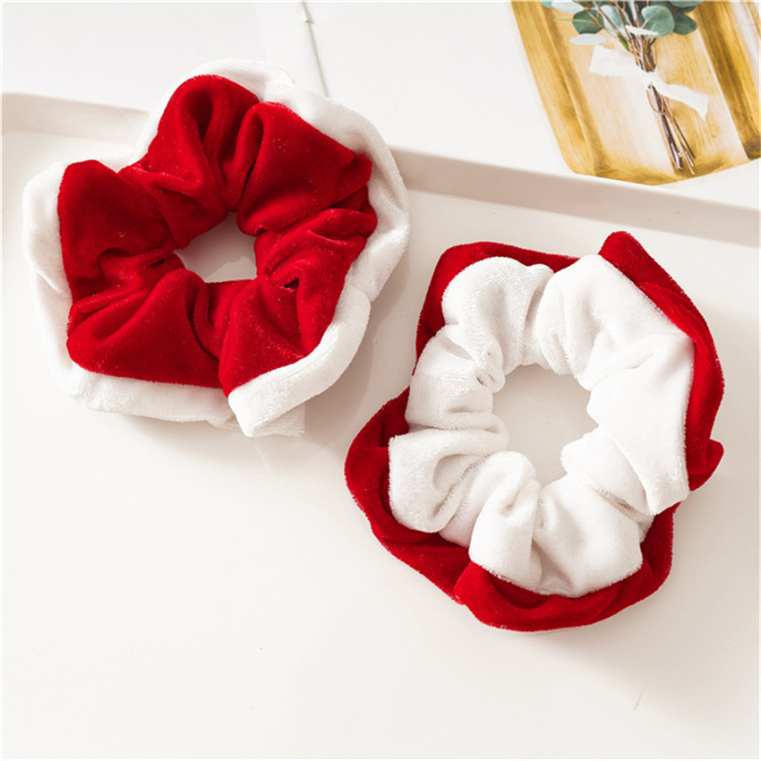 2026 Christmas Cute Velvet Scr - Hair Tie Velvet บทวิจารณ์และราคา