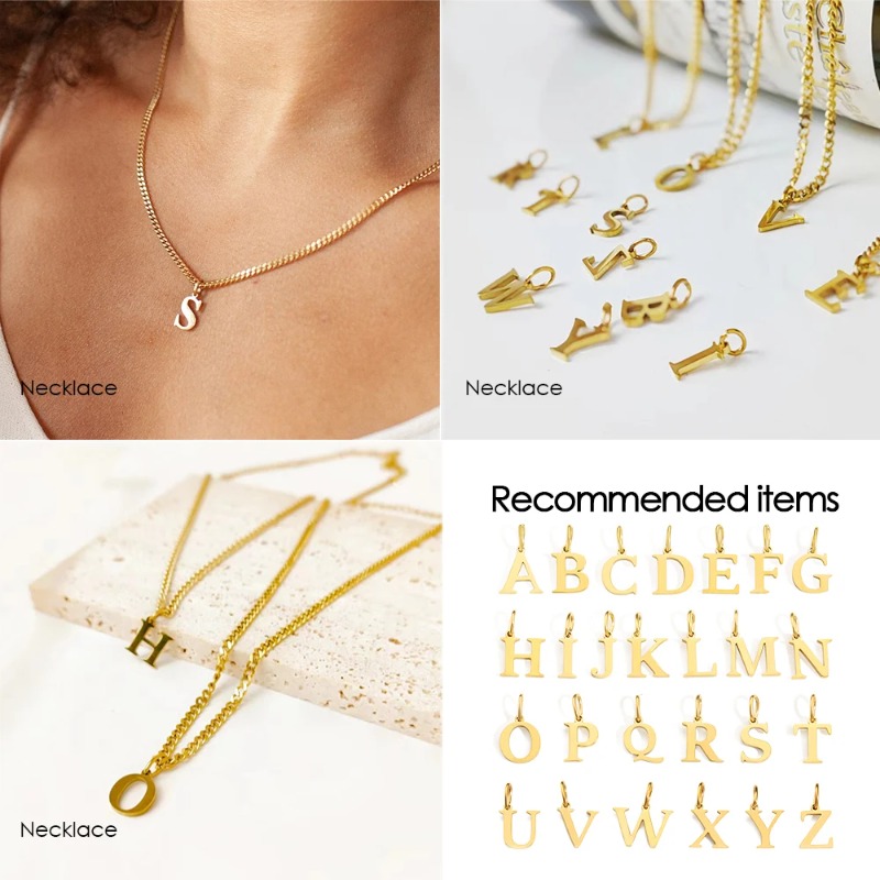 DIY Cut English Alphabet Neckl - Women Accessories Name In English บทวิจารณ์และราคา