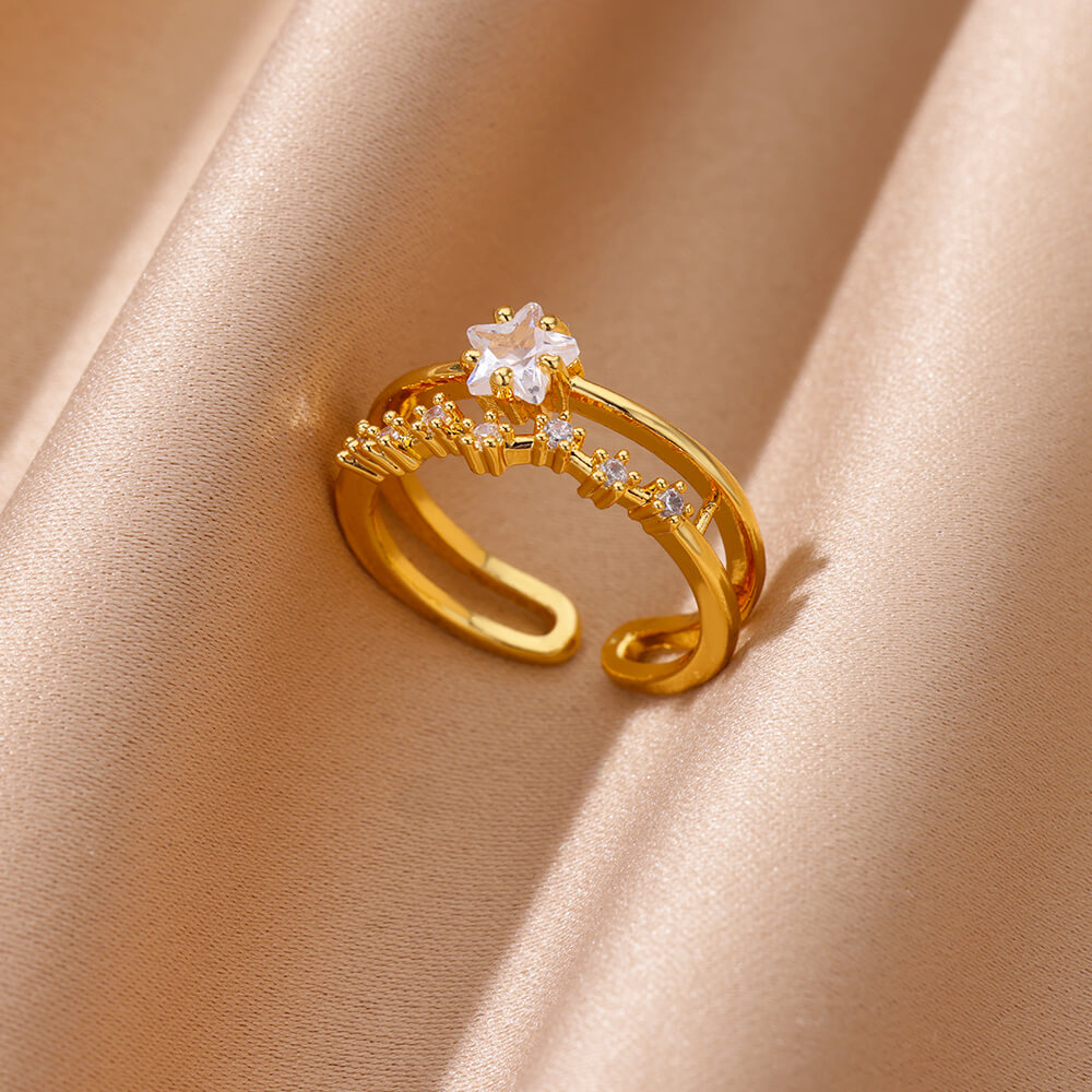 Cubic Zirconia Star Rings for  - Women'S Accessories Trends 2026 บทวิจารณ์และราคา