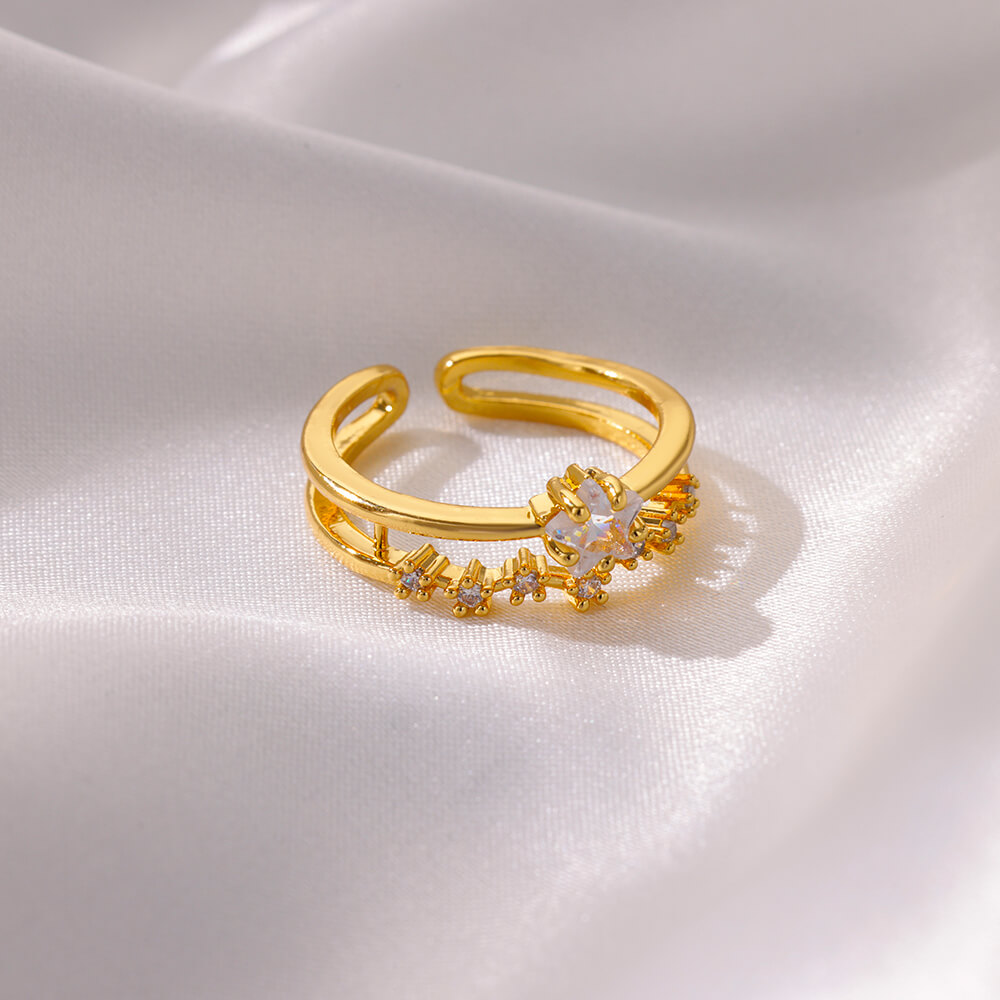 Cubic Zirconia Star Rings for  - Women'S Accessories Trends 2026 บทวิจารณ์และราคา