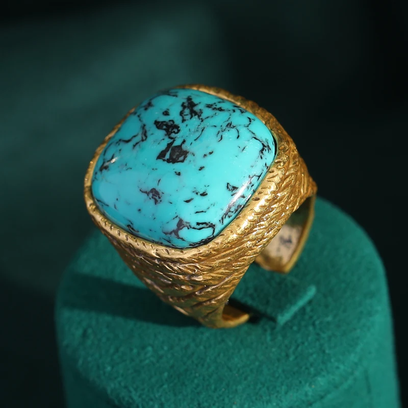 Vintage Turquoise Ring Woman J - Women'S Accessories Trends 2026 บทวิจารณ์และราคา