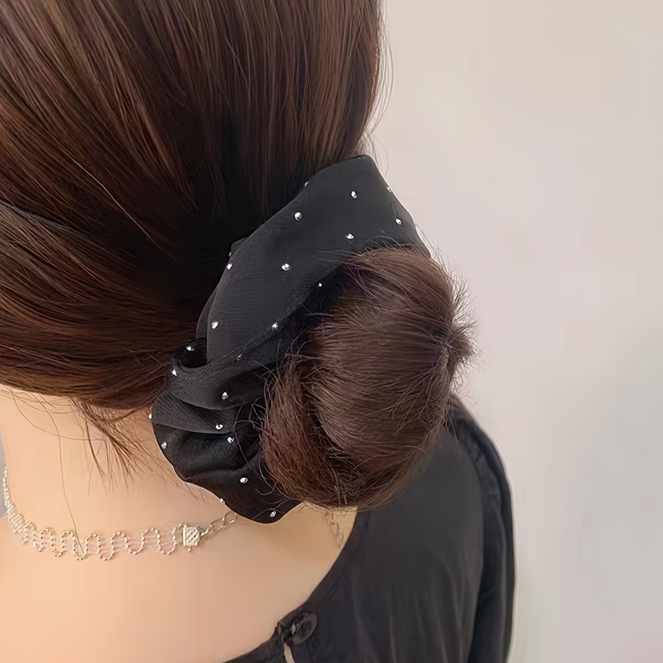 1/3PCS Satin Scrunchies With R - Hair Tie Velvet บทวิจารณ์และราคา