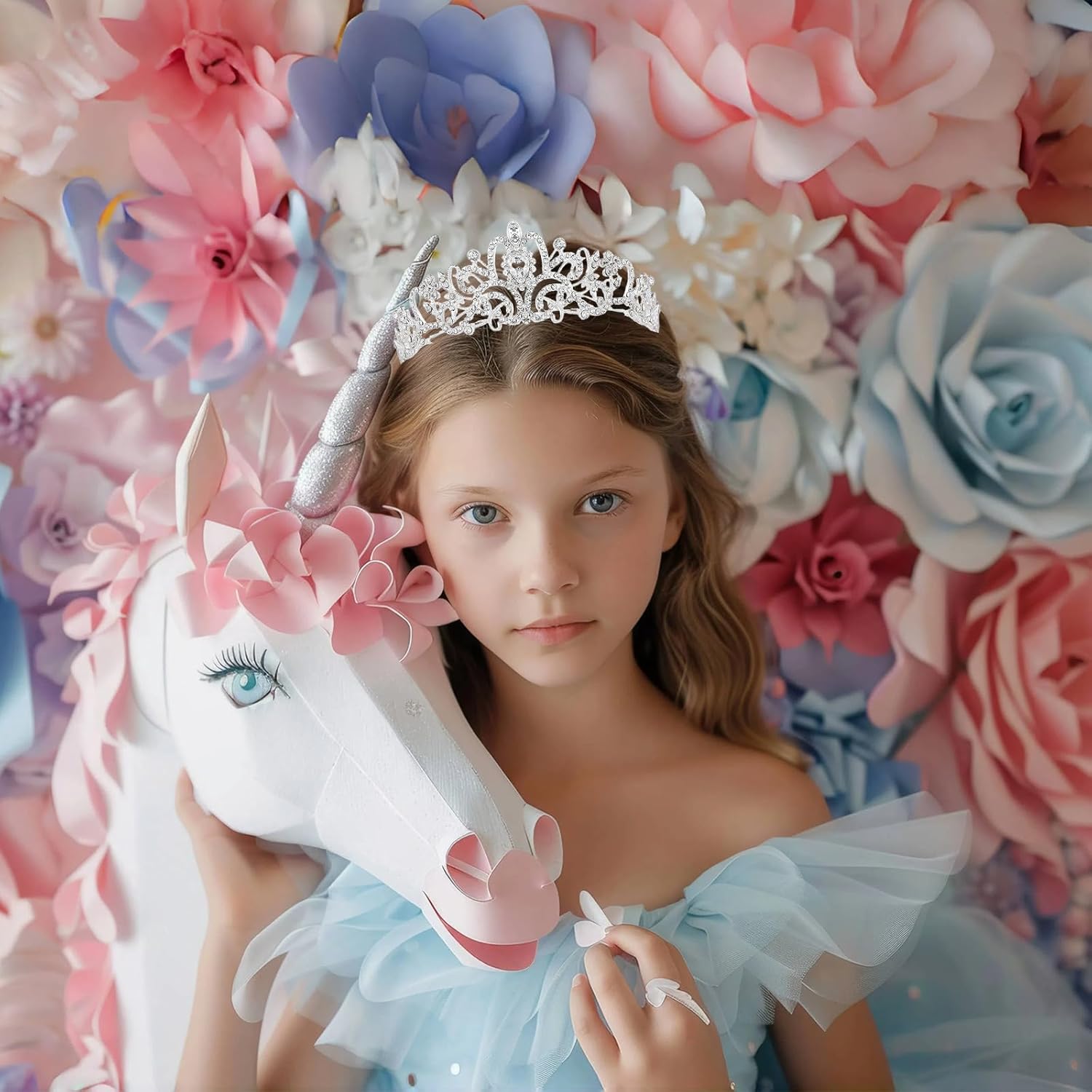 Crystal Tiara Crown for Women, - Women Accessories For Wedding บทวิจารณ์และราคา
