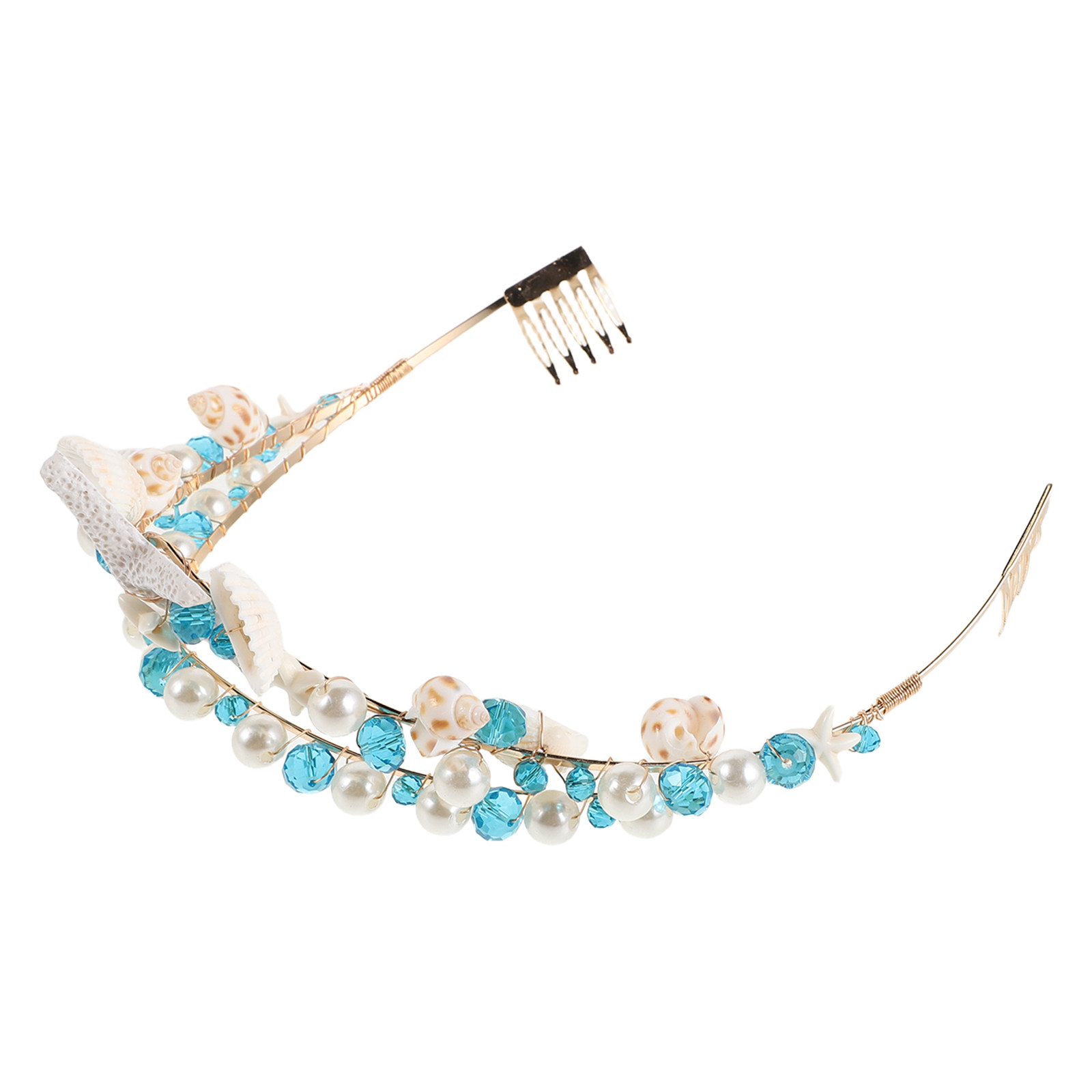 Seashell Crown Bridal Headband - Women Accessories For Wedding บทวิจารณ์และราคา