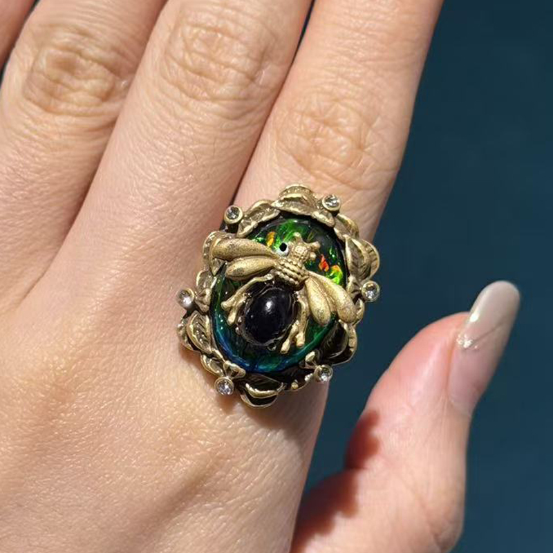 Vintage Opal Blue Gold Color B - Women'S Accessories Trends 2026 บทวิจารณ์และราคา