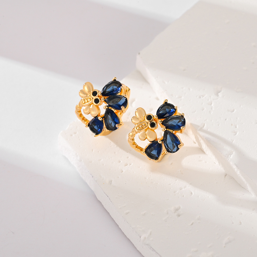 Trendy Hoop Earrings Waterdrop - Women Accessories Website บทวิจารณ์และราคา