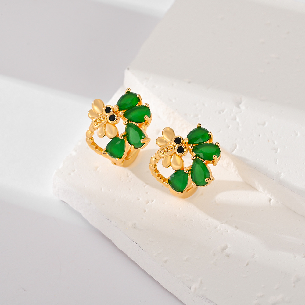 Trendy Hoop Earrings Waterdrop - Women Accessories Website บทวิจารณ์และราคา