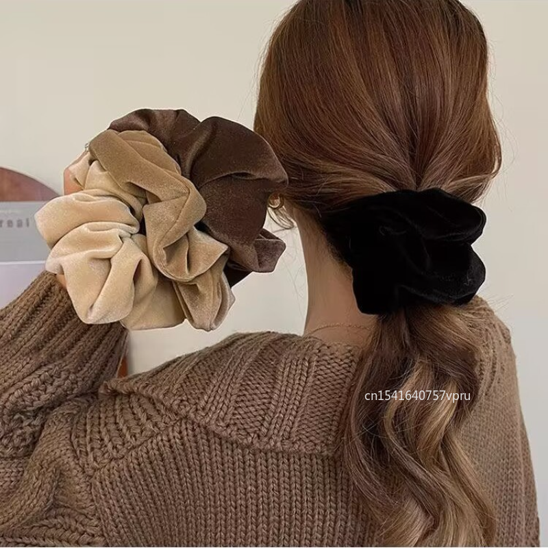 New Women Hair Tie Soft Headwe - Hair Tie Velvet บทวิจารณ์และราคา