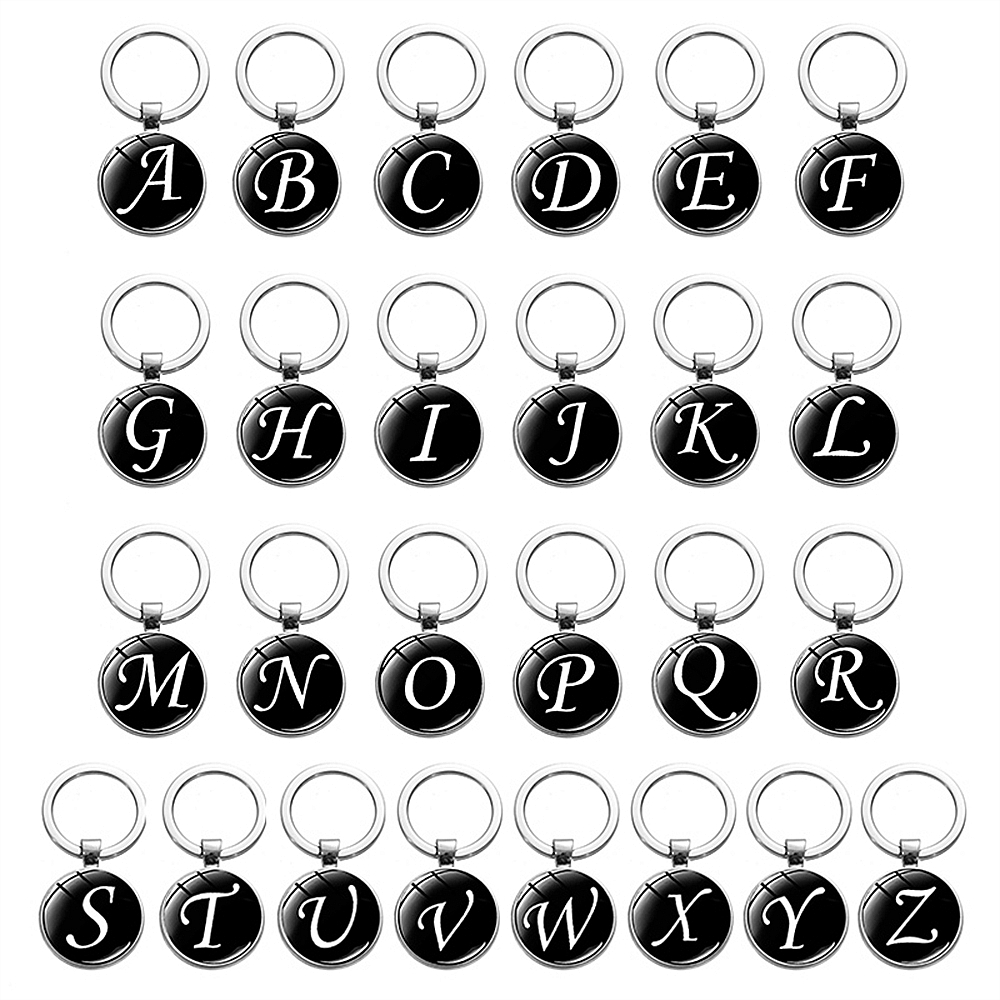 A-Z Initial Name Keychain For  - Women Accessories Name In English บทวิจารณ์และราคา