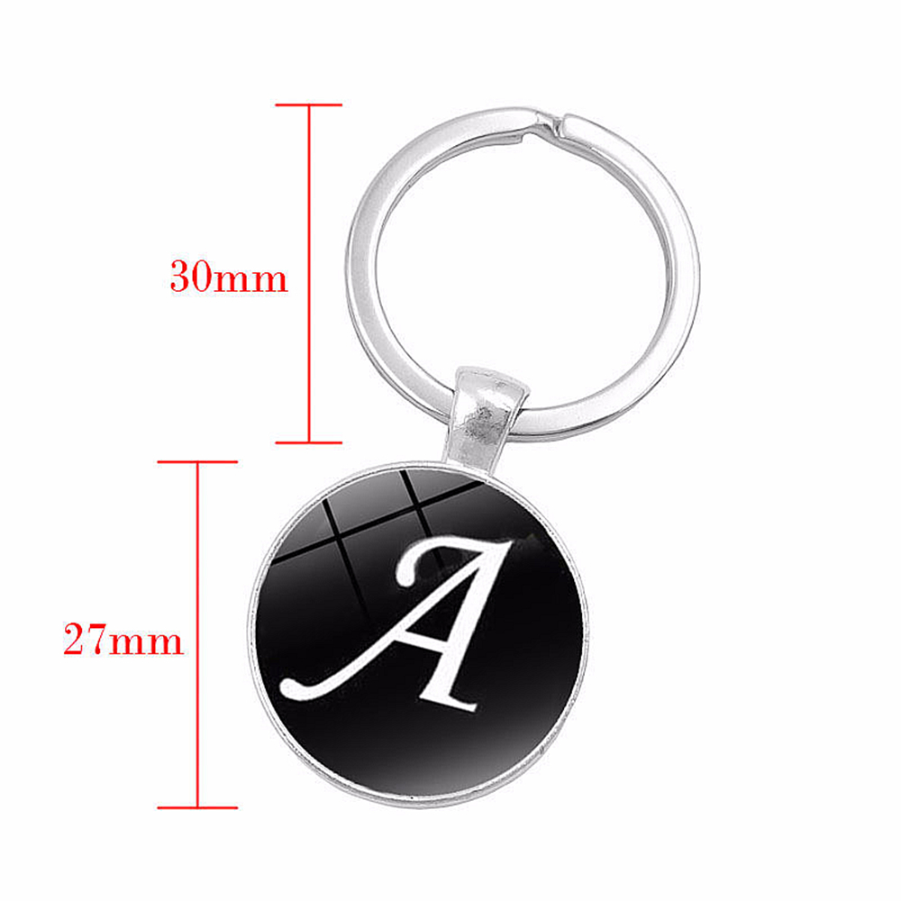 A-Z Initial Name Keychain For  - Women Accessories Name In English บทวิจารณ์และราคา