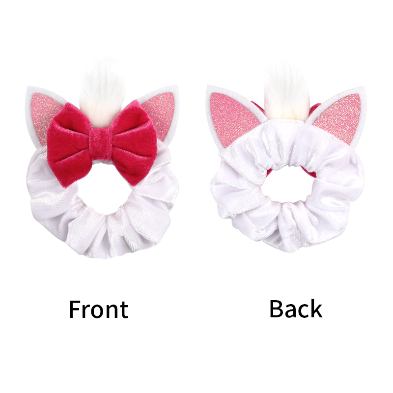 New Mouse Ears Velvet Scrunchi - Hair Tie Velvet บทวิจารณ์และราคา