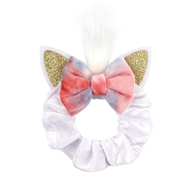 New Mouse Ears Velvet Scrunchi - Hair Tie Velvet บทวิจารณ์และราคา