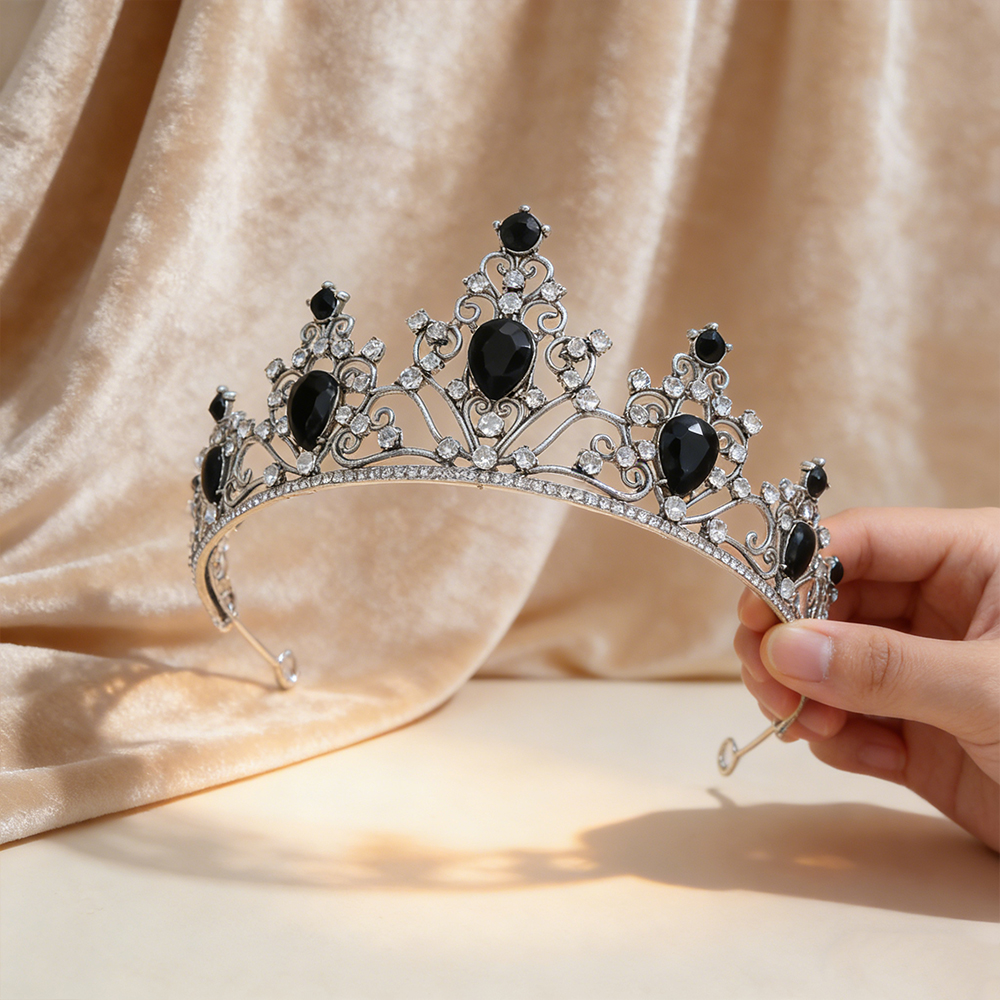 European Style Bridal Crown wi - Women Accessories For Wedding บทวิจารณ์และราคา